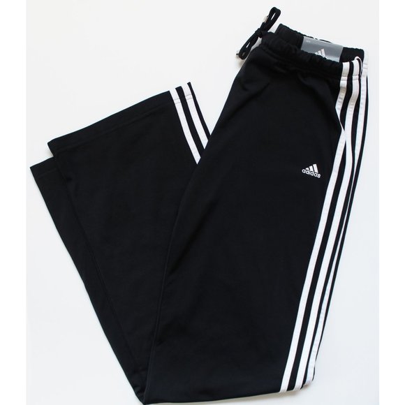 adidas Pants - Adidas performance black striped pants